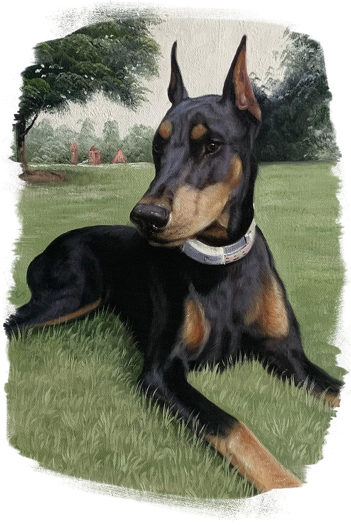 Custom pet portraits from photos-dog and cat paintings