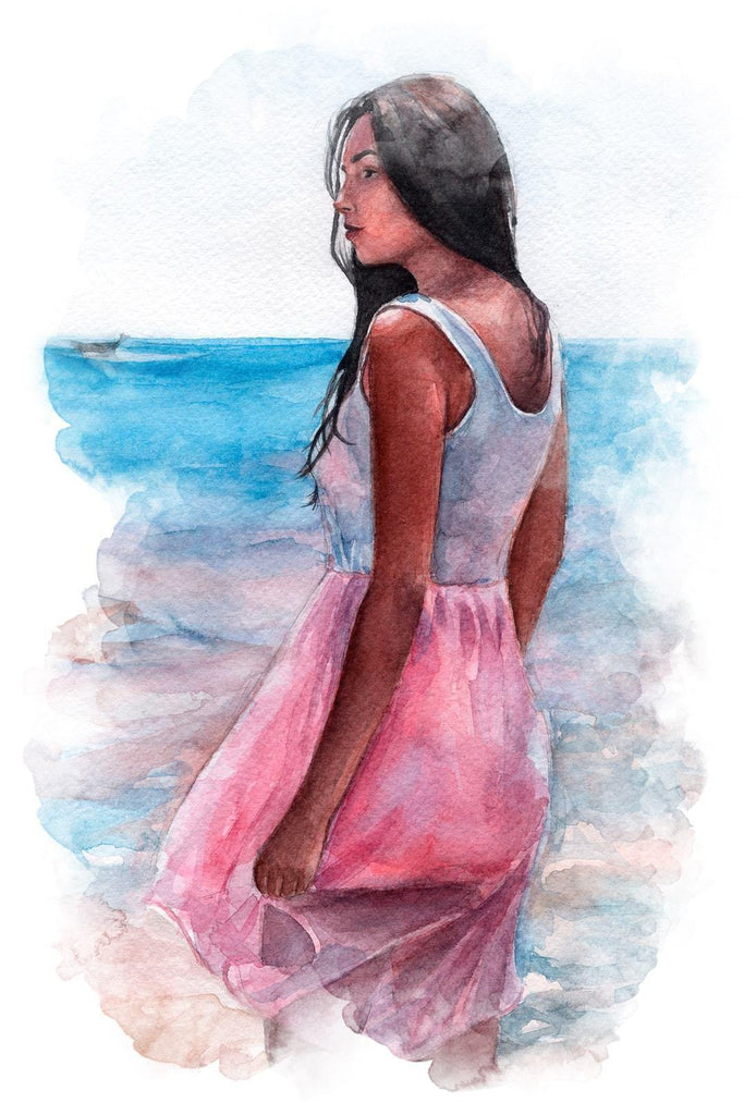custom watercolor painting by picturestopaint
