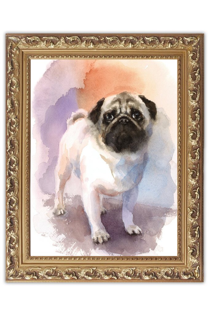 watercolor dog paintings - Picturestopaint.com