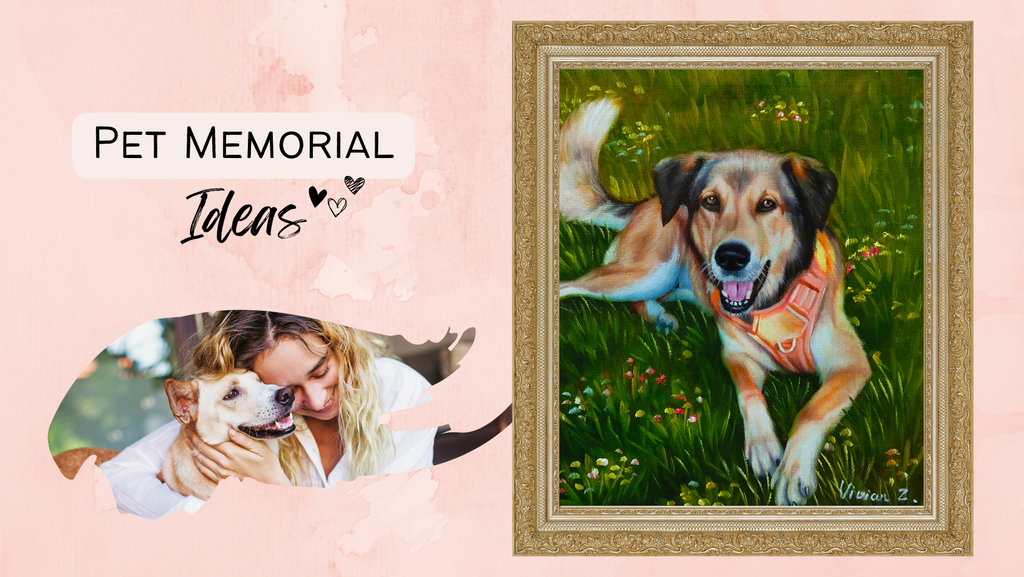 Pet Memorial Ideas-dog painting by picturestopaint
