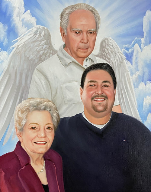 memorial painting with a deceased loved one by Pictures to Paint