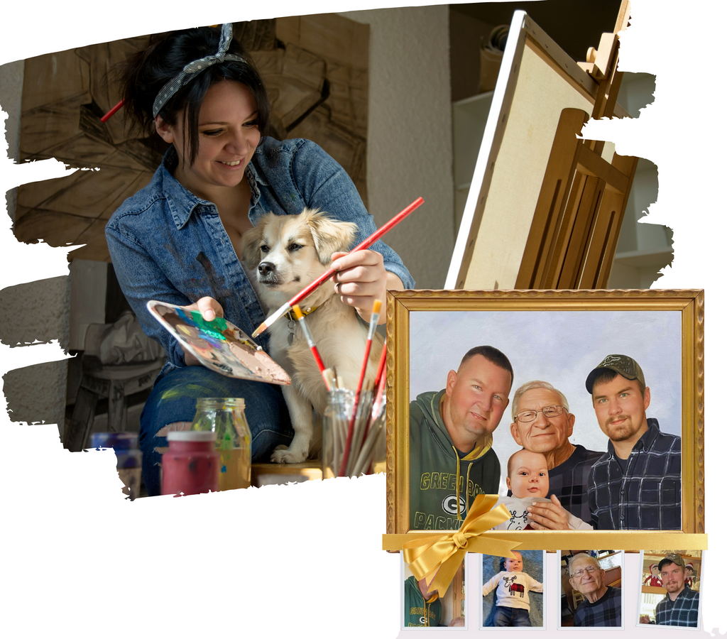 Any Photo and Picture to Painting by professional artists
