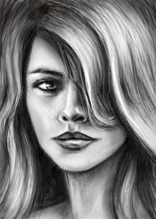 Charcoal Drawing Portraits by PicturesToPaint