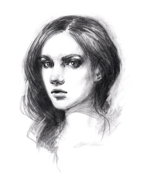 Charcoal drawing portraits by PicturesToPaint