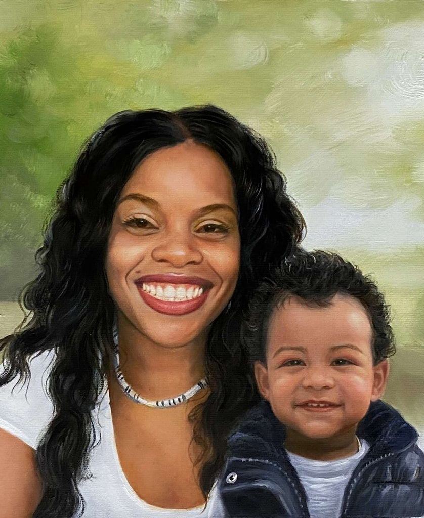 Custom oil Portrait