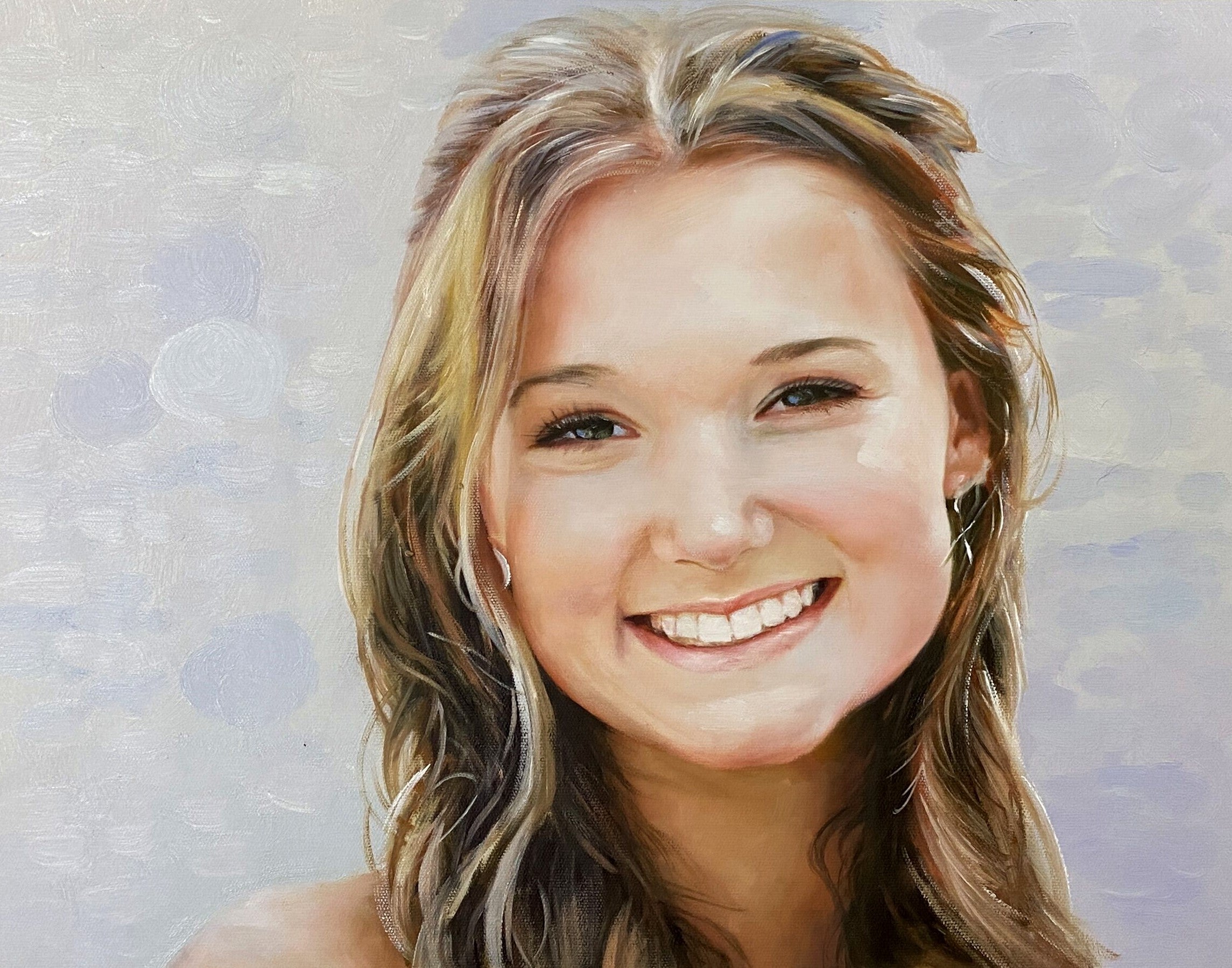 Acrylic portrait example