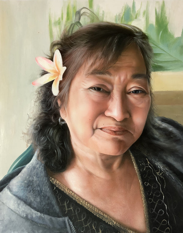 Oil portrait example